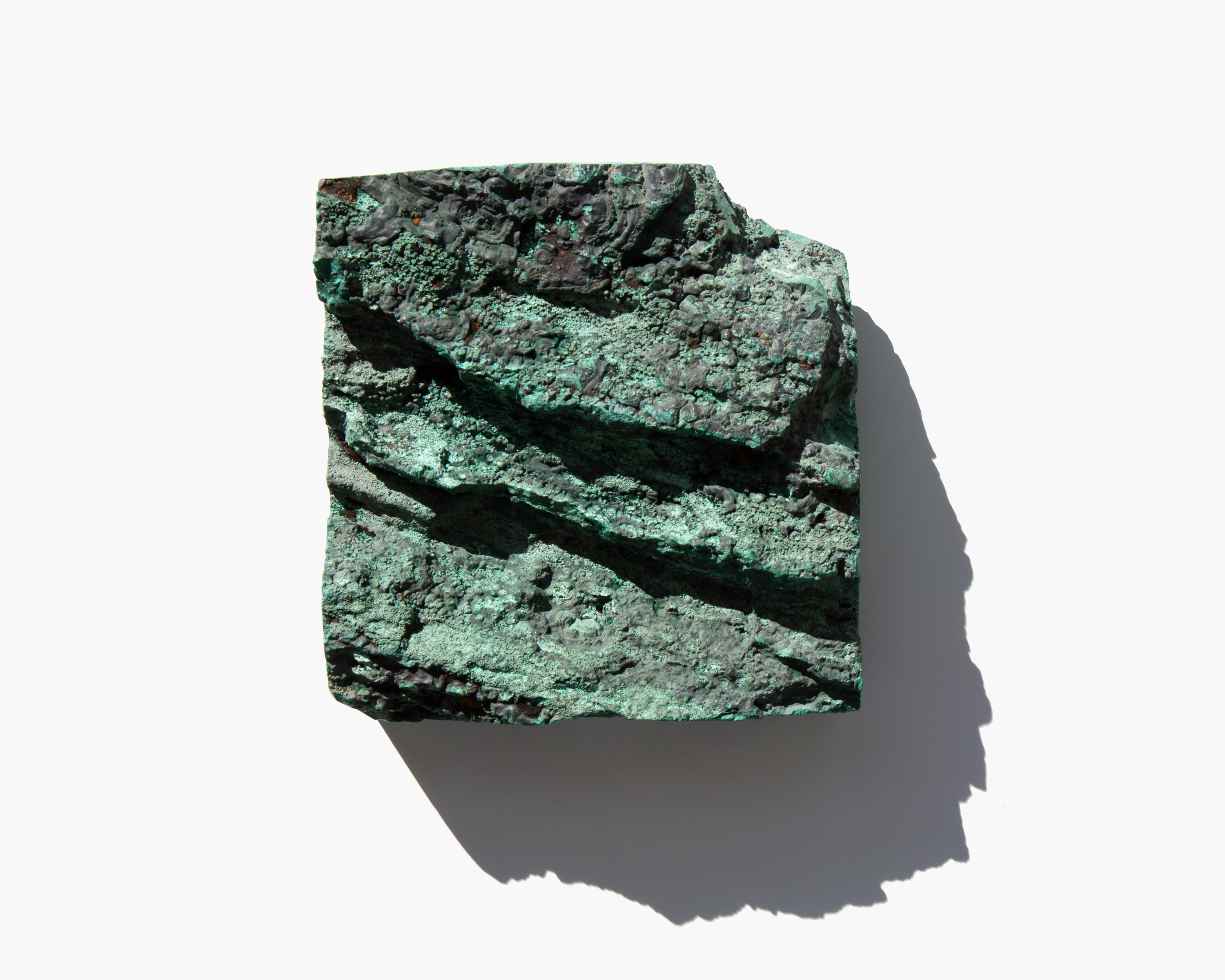 Sliced Malachite Specimen