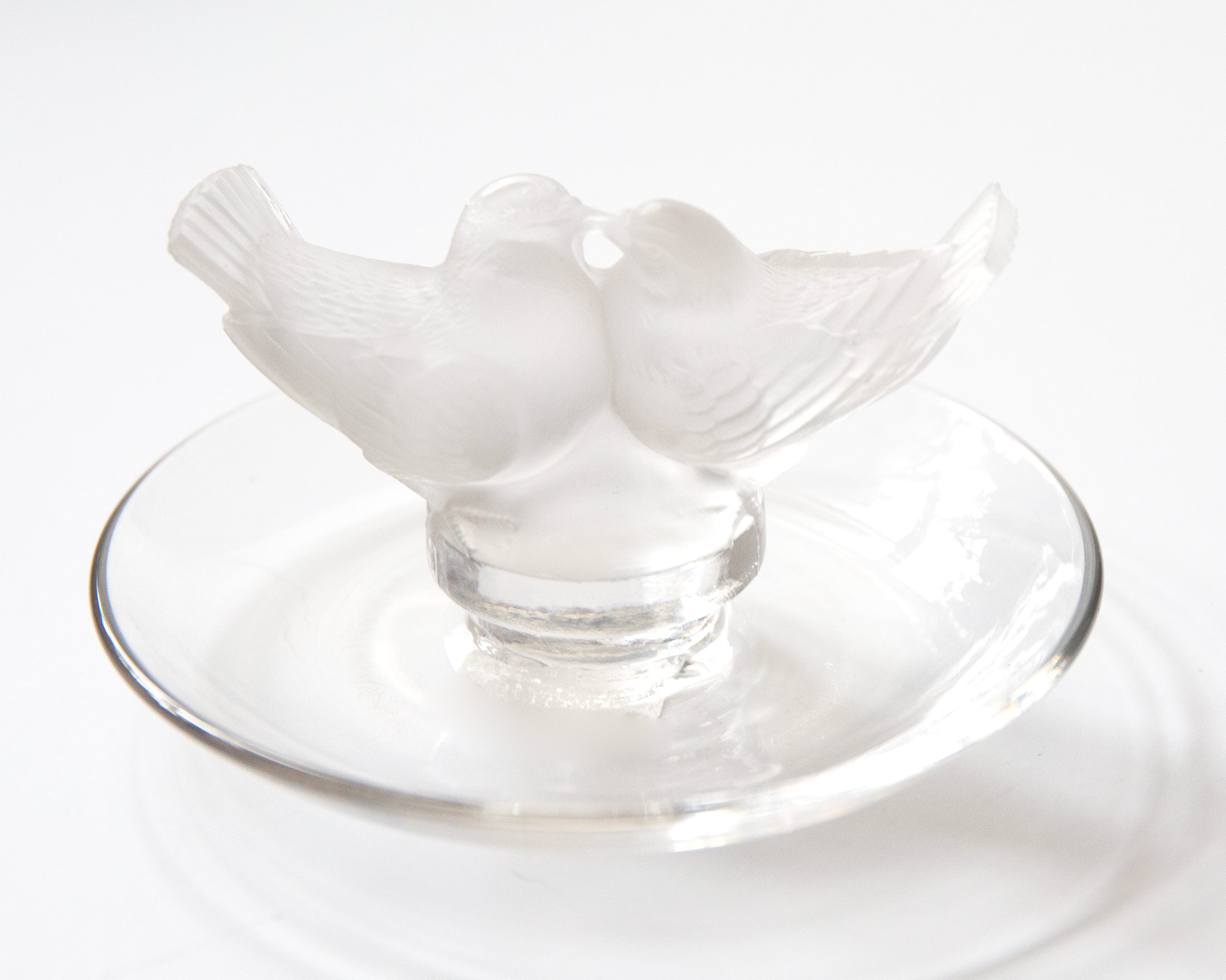 French Lovebirds Ring Dish