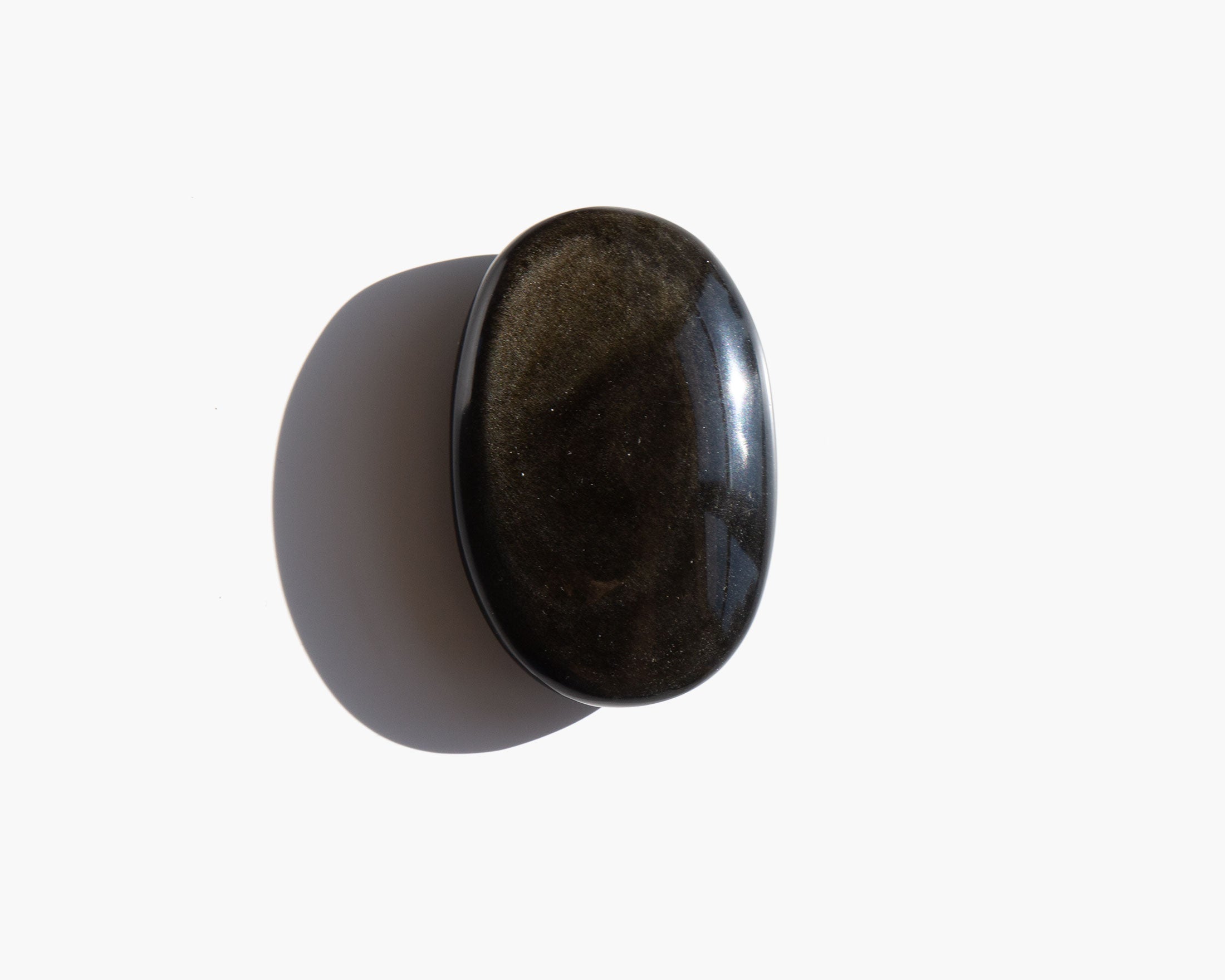 Oval Obsidian Touch Stone