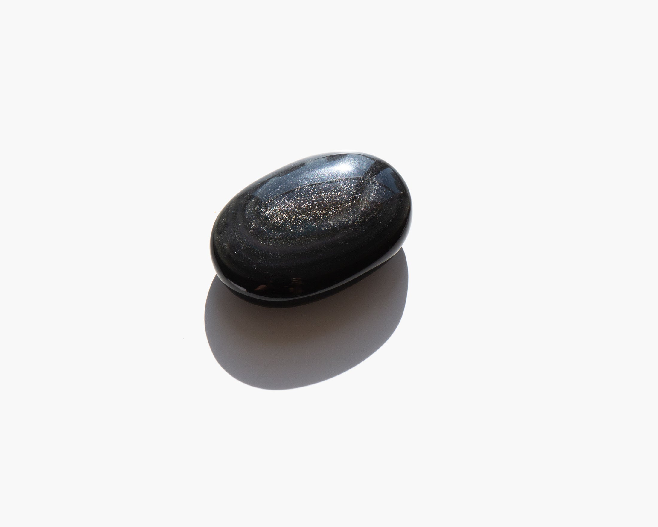 Oval Obsidian Touch Stone