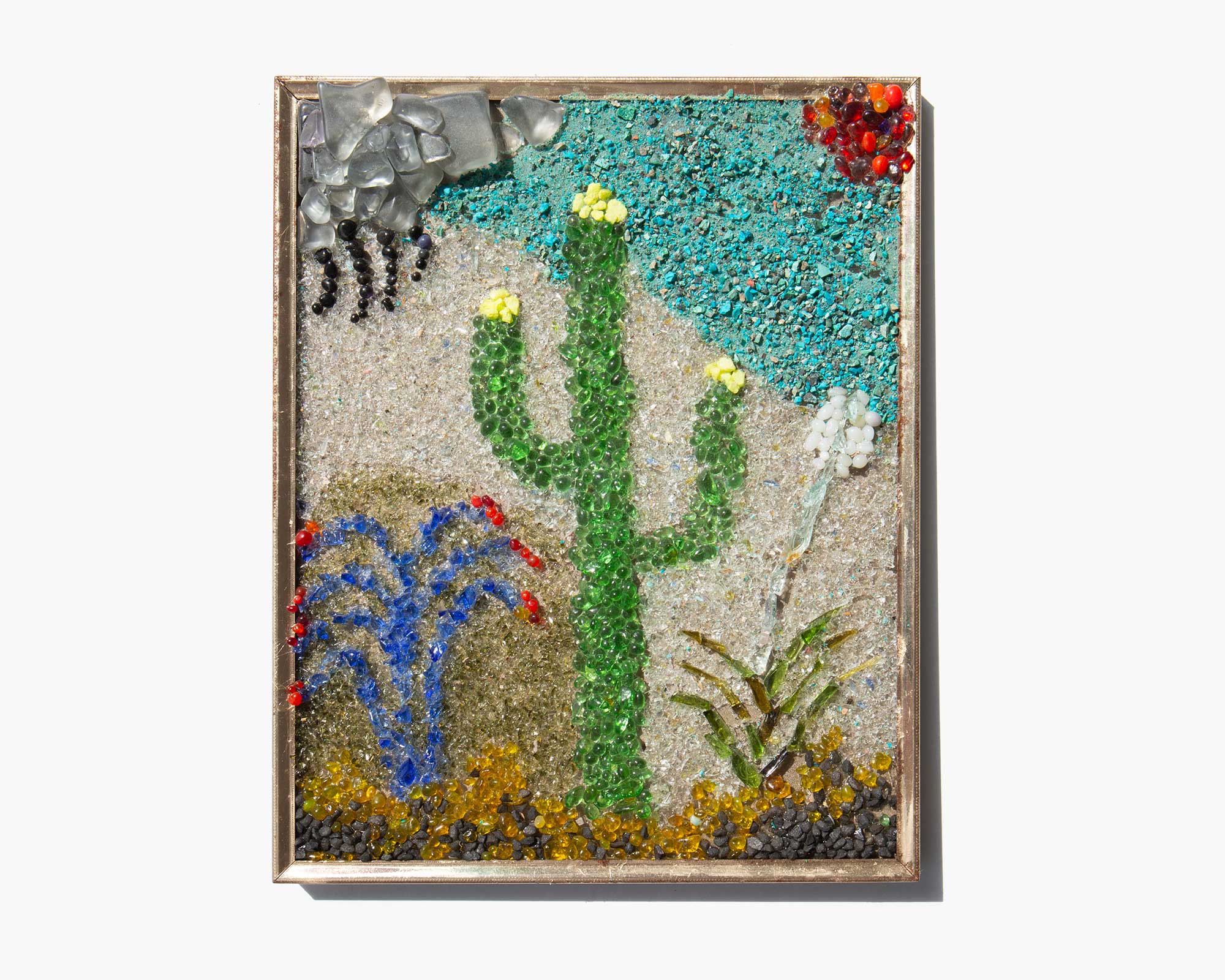 Folk Art Saguaro Mosaic