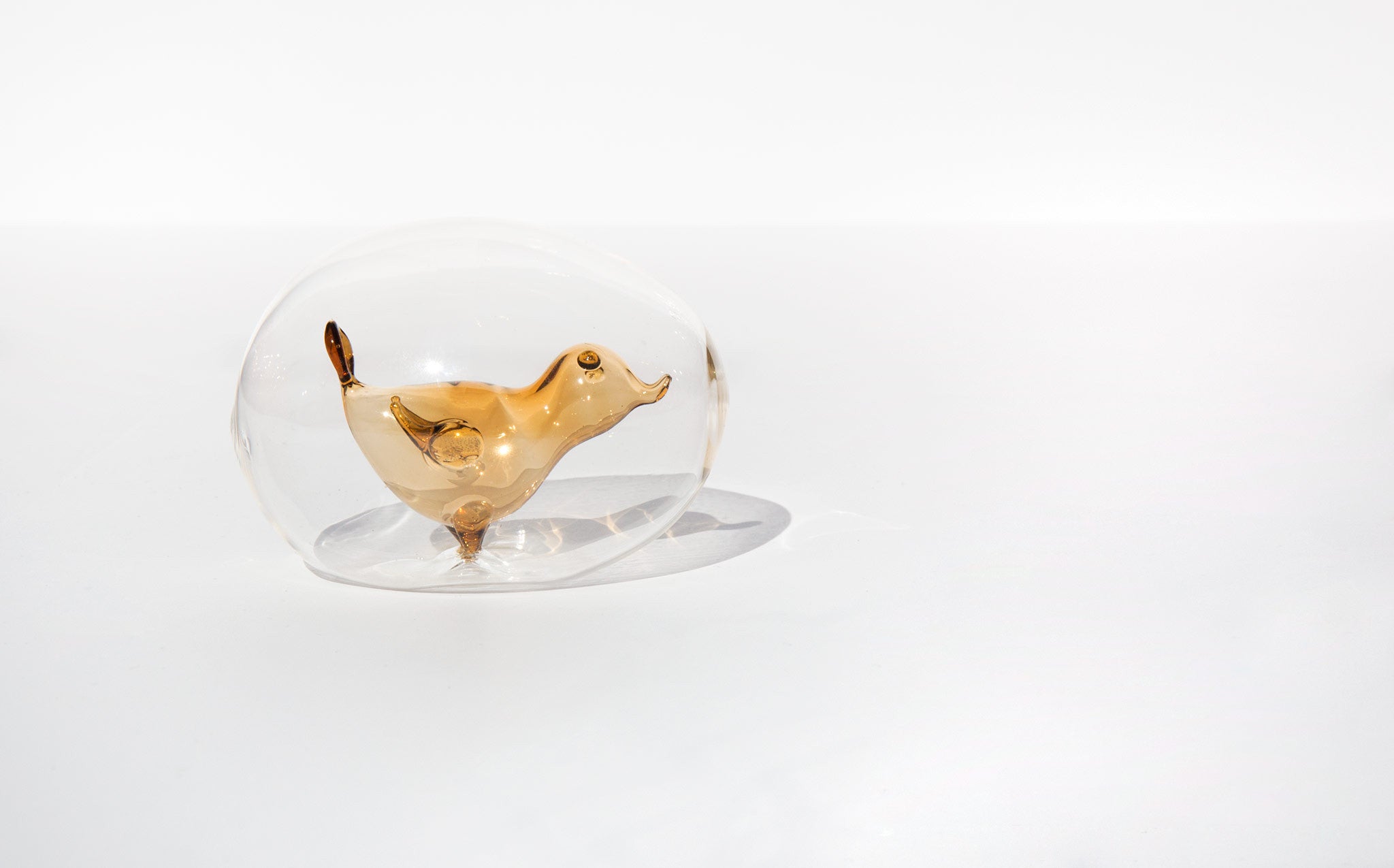 Hand Blown Glass Chick