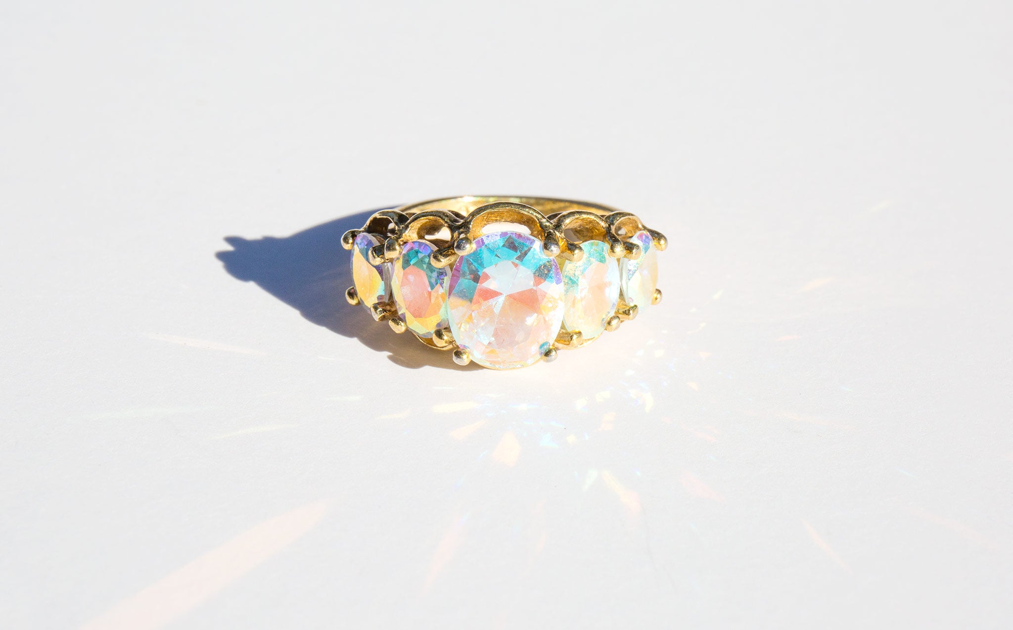 Iridescent Cocktail Ring