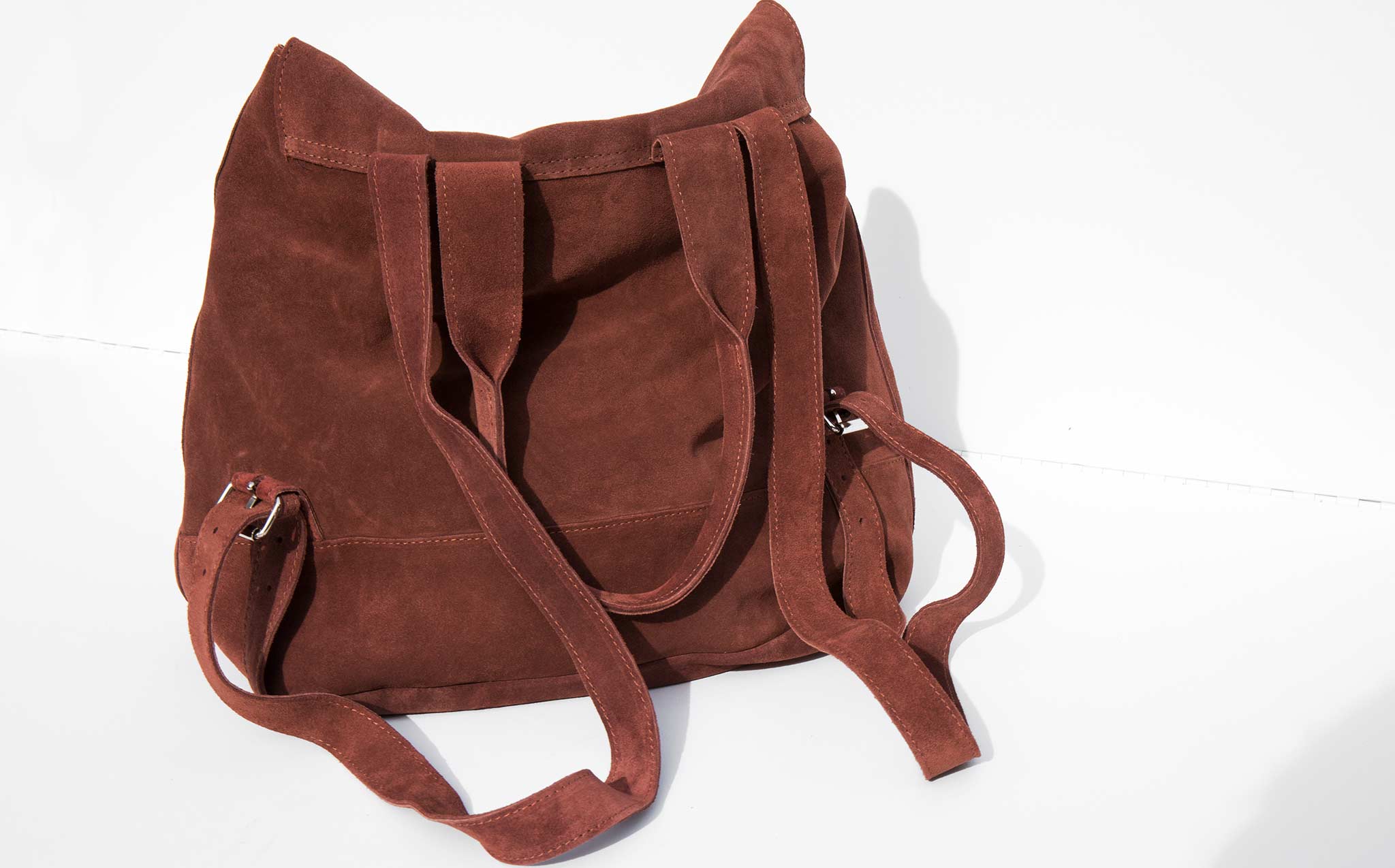 Clyde Brick Suede Room Backpack