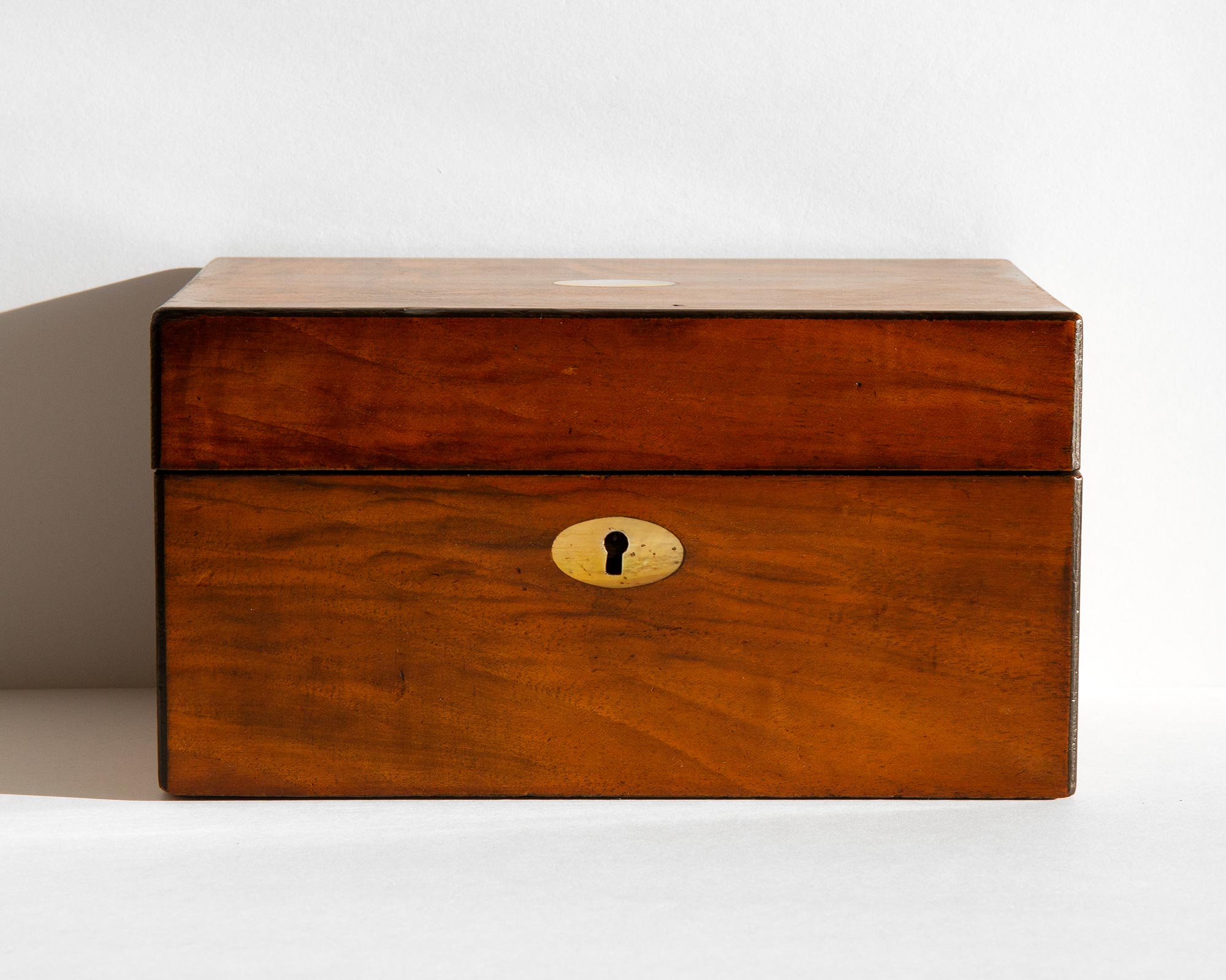 Antique Burled Wood Treasure Box