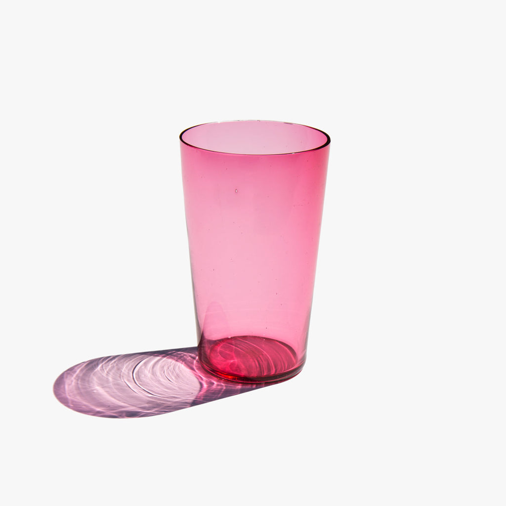 Cranberry Vanity Glass