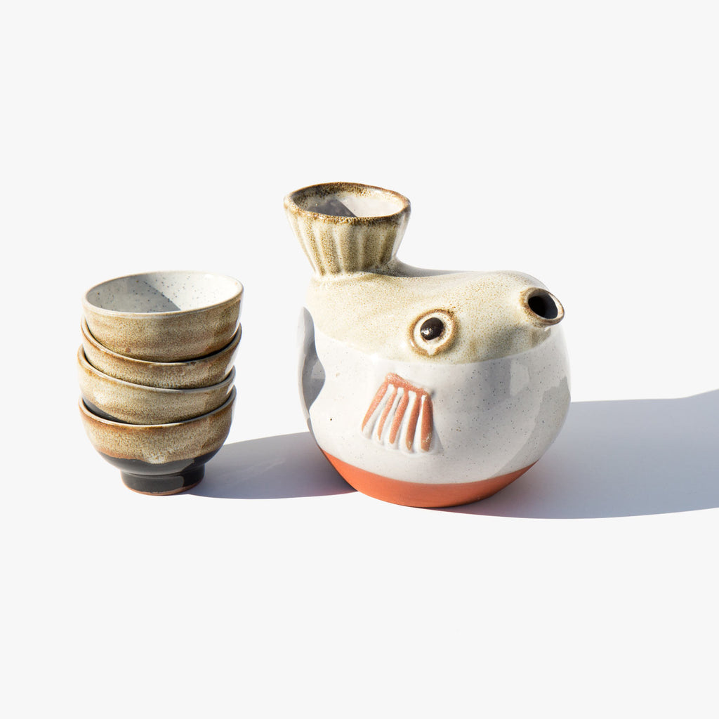 Blowfish Sake Set